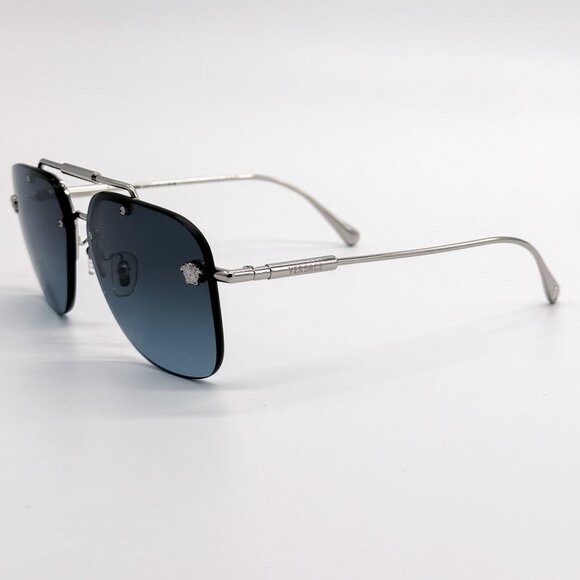 NEW VERSACE SUNGLASSES VE2296 1000/V1 UNISEX EYEWEAR VE2296 1000V1 main image 7